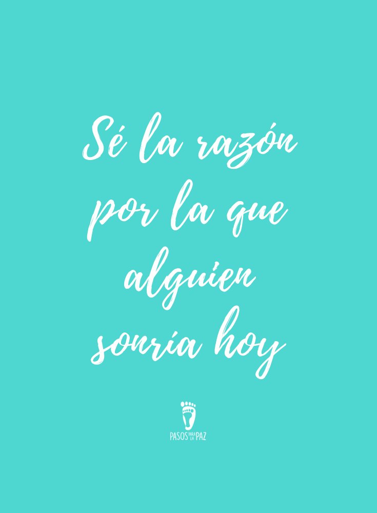 Tú tienes el poder de mejorar el día de las personas, usa ese poder para ir despertando sonrisas a donde quiera que vayas. Te harás y harás feliz a alguien 😊. 

#juntosvselbullying #SoloParaServir #bullying