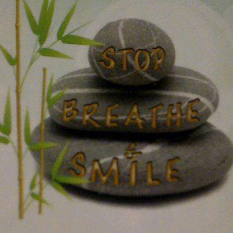 #Fitfam #SomeTimesUJustNeed2 Stop, Breathe & Smile!!