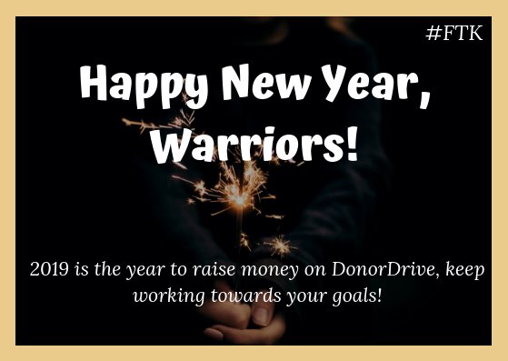WOHSstudentco's tweet photo. Welcome back and happy 2019, Warriors! With a relaxing break, we hope you’re energized and excited to kick off this year with a lot of DonorDrive fundraising. We pushed hard and set new goals for ourselves in 2018, let’s keep up the hard work! #FTK #Warriorthon2019 https://t.co/T4WaPd2eil