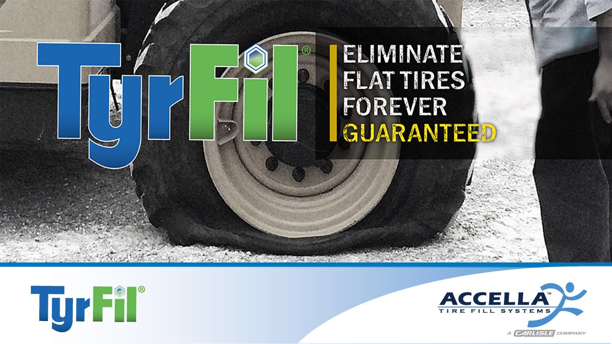 CarlisleTyrFil's tweet photo. Accella #TyrFil eliminates flats…period. We’ll keep your #tires rolling to help increase productivity & decrease costly downtime: https://t.co/osZghfvEPA https://t.co/aLBawtBHIn