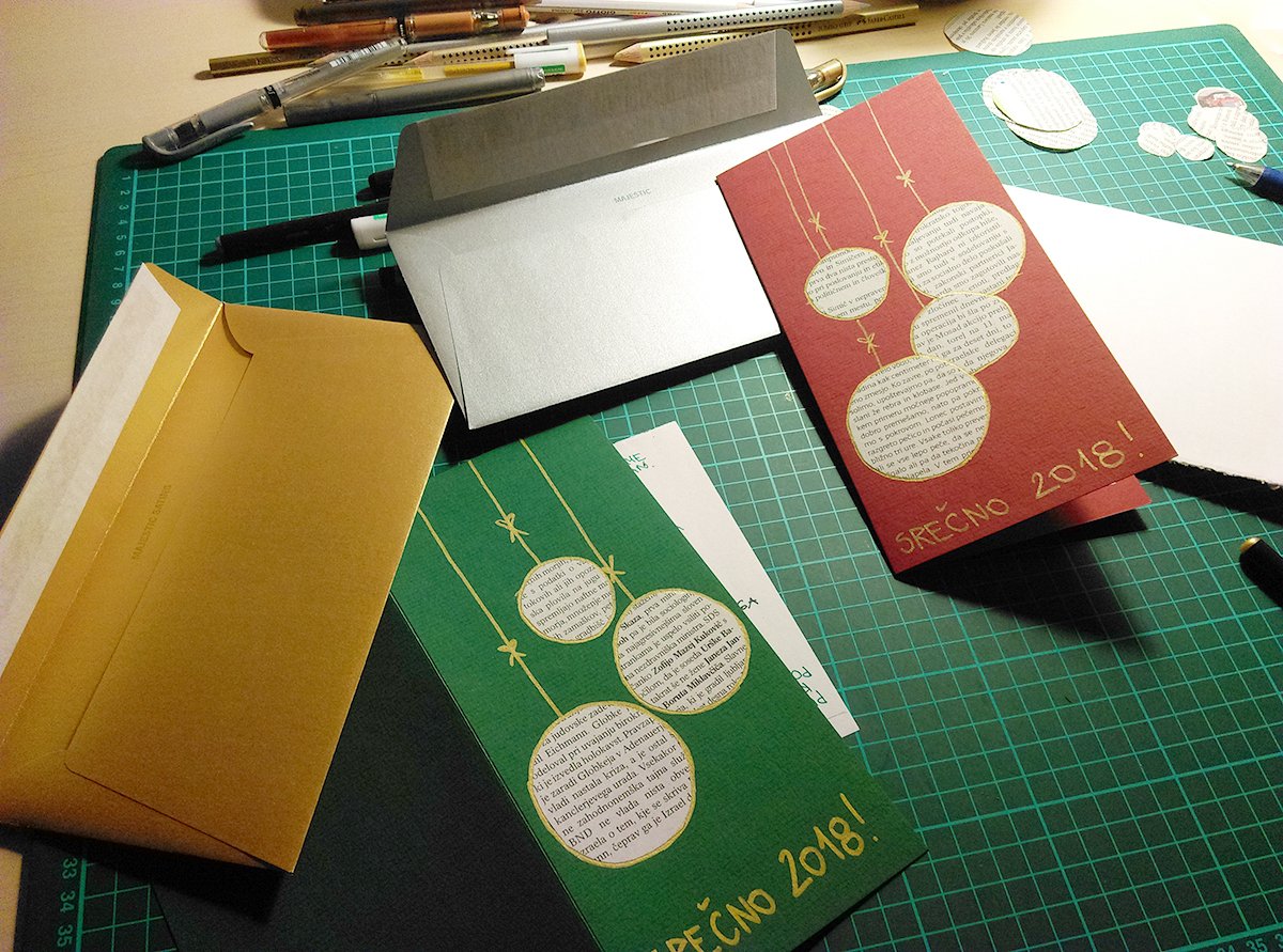horvatvanesa's tweet photo. Christmas - new years greetings card 2017/2018
#christmas #newyear #card #greetingcards #handmade #work #delo #rocnodelo #voscilnice #bozic #novoleto https://t.co/PH5fmNEuxp