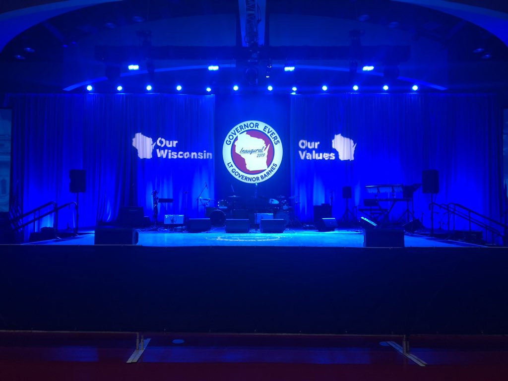 EversInaugural's tweet photo. It’s party time! #OurWisconsinOurValues https://t.co/OvuSRlnaFq