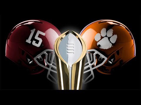 Who y’all got tonight?! #nationalchampionship