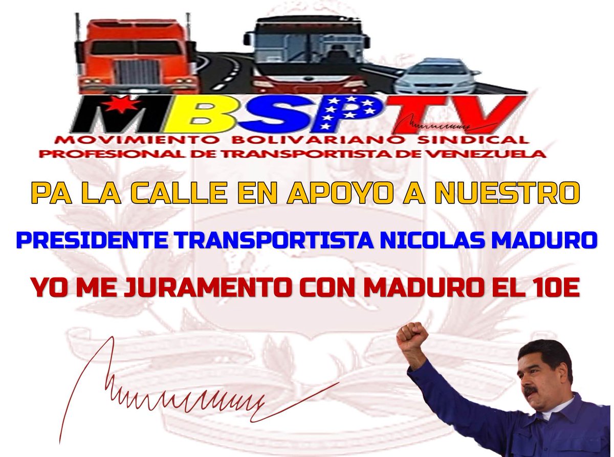 mbsptvenezuela's tweet photo. #YOJUROEL10ECONMADURO https://t.co/BjBYp15ekC