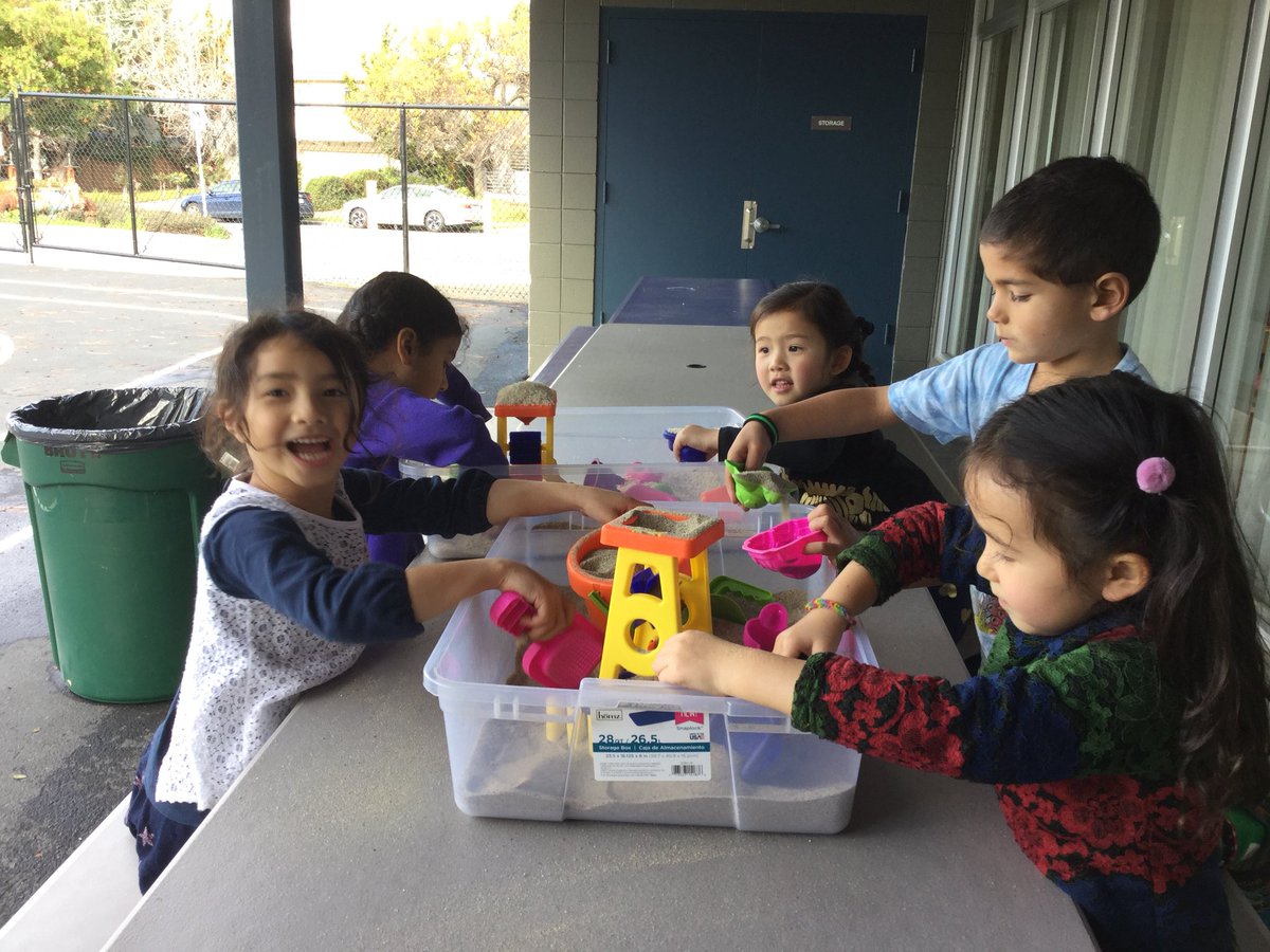 Easing into 2019 with art, movement, mindfulness, & sensory activities. Loved being back with my Grasshoppers! #sandtable #ricetable #makingplaydough #stringingbeads #PicassoArt @gonoodle @TeamAltaVista #usdlearns