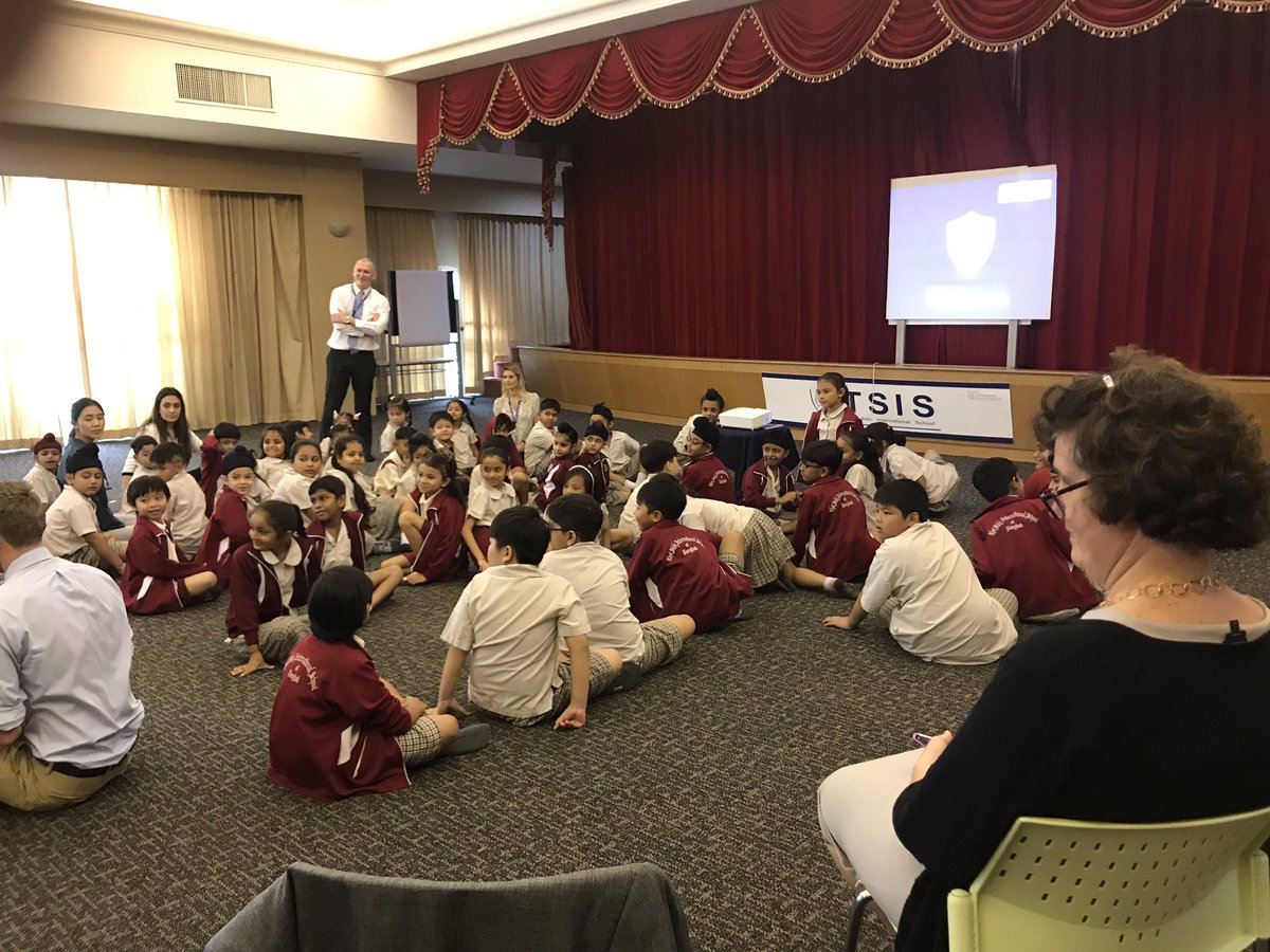 Visiting TSIS in Bangkok today with Liz Duffy and Greg Smith. More than 500% growth in the junior school in 18 months with ISS! #ISSedu #sisrocks