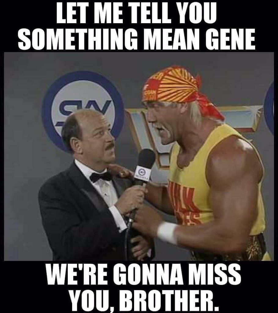 på Twitter: "ONE TIME "Mean" Gene! #RAW @HulkHogan https://t.co/H8n4bFdW2V" Twitter
