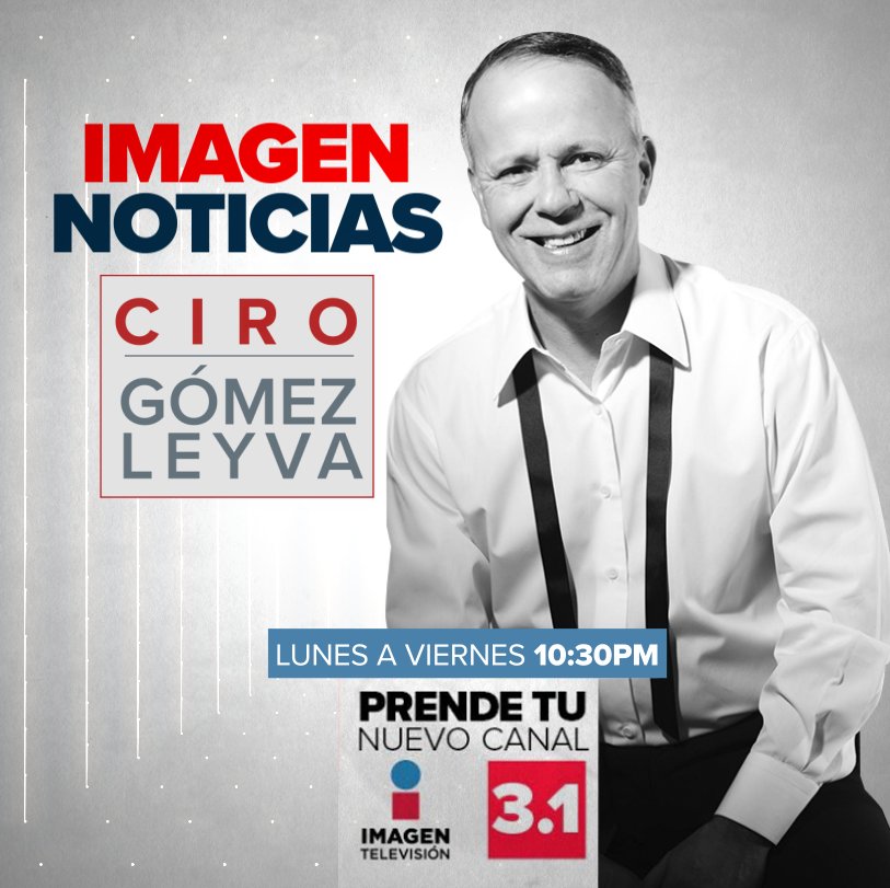 #CiroEnImagen
Ahora también nos puedes ver en vivo en Twitter
https://twitter.com/ImagenTVMex
Los esperamos a las 22:30 hrs. por @ImagenTVMex