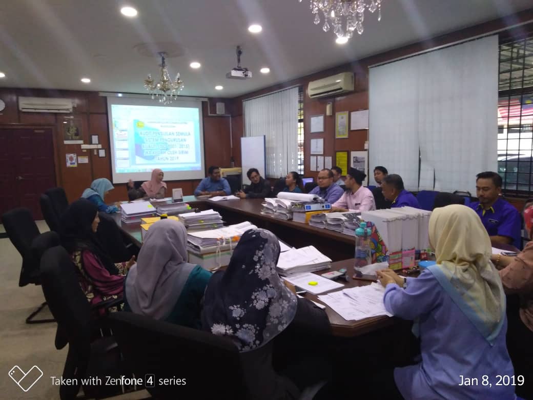 Audit pensijilan semula SPK berdasarkan (ISO 9001 : 2015) JKR kedah di bhgn elektrik oleh SIRIM QAS INTERNATIONAL.