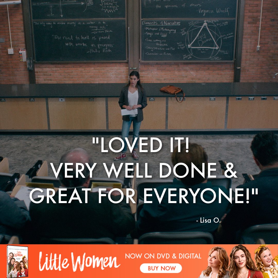 ✨WATCH AT HOME TODAY✨ #LittleWomenFilm is now on DVD &amp; Digital! 🌼🙌😀 Order it today —> rebrand.ly/Little-Women-W…
