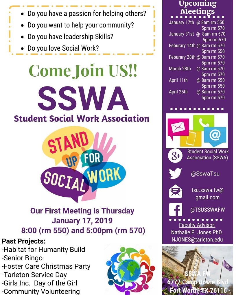SswaTsu's tweet photo. SSWA members, SSWA hopes you have enjoyed your winter break! We hope to see you again on January 17th for our first meeting of the spring semester! https://t.co/fh3iwk0v4Q