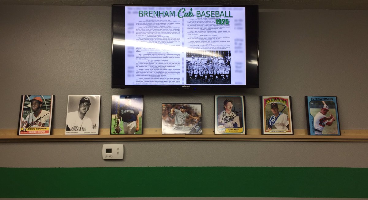 Lanny Williams (@l4for4) on Twitter photo Locker Room at Fireman’s Park is ready for the 2019 <a href="/_cub_baseball/">Brenham Cub Baseball</a> Season. 18 days until the start of after school practices and it can’t get here fast enough! #KKD Locker Room at Fireman’s Park is ready for the 2019 <a href="/_cub_baseball/">Brenham Cub Baseball</a> Season. 18 days until the start of after school practices and it can’t get here fast enough! #KKD