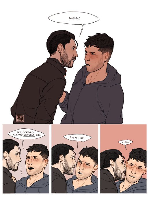 part 2 of 4 in the "frank is gay and smad about it" vamp au chapter // also posted to tumblr (https://t.co/UPmvFgqiXy)! featuring Soft Looks™️ 