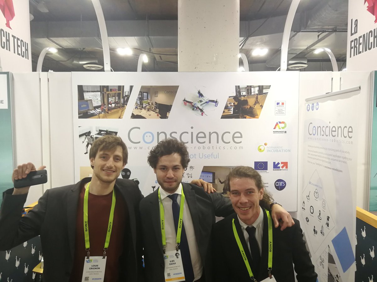 Bonne réussite #CES2019 aux entreprises <a href="/RegionNormandie/">Région Normandie</a> <a href="/MomentTech_fr/">MomentTech</a> <a href="/FastPointFrance/">Fastpoint</a> @conscienceonair, ça s'annonce bien pour la #FrenchTech &amp; @normandyFT !