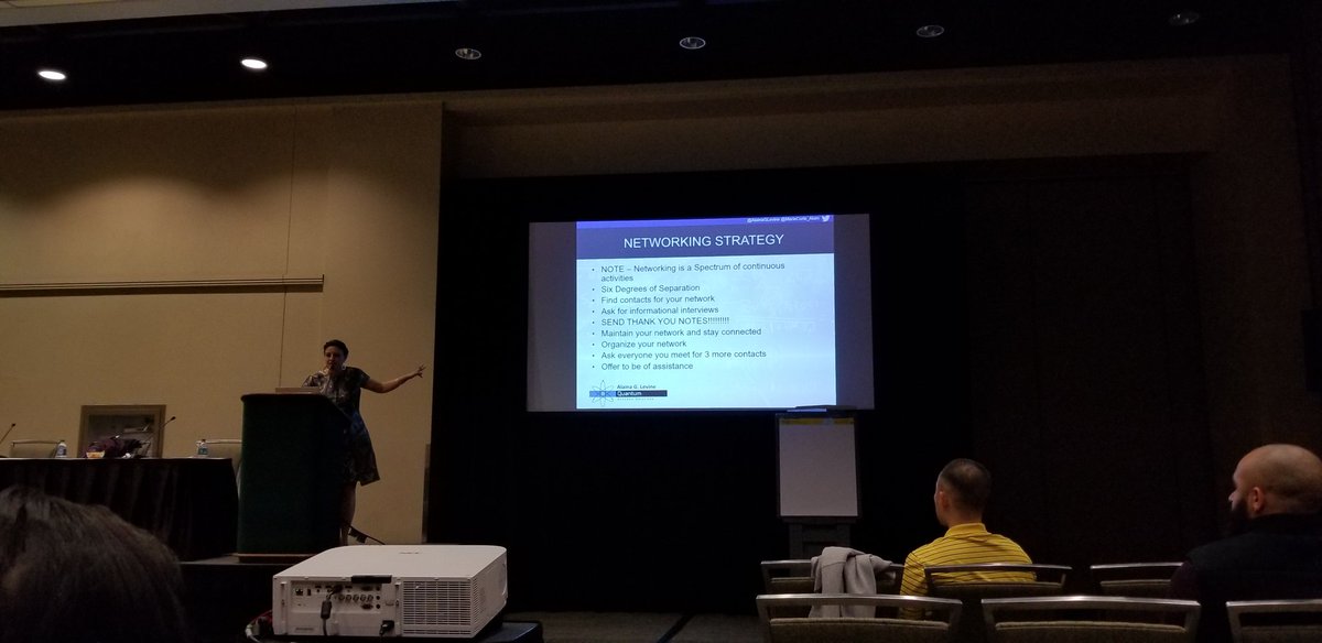 TigerDawn's tweet image. @AlainaGLevine dropping truth bombs about networking. #AS233 #NetworkingforNerds