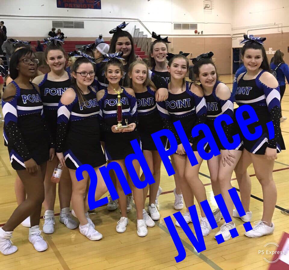 Way to go, cheer!!! Varsity takes Grand Champions at the Patapsco Invitational and JV finished 2nd! #pointpride <a href="/SparrowsPointHS/">Sparrows Point HS</a>