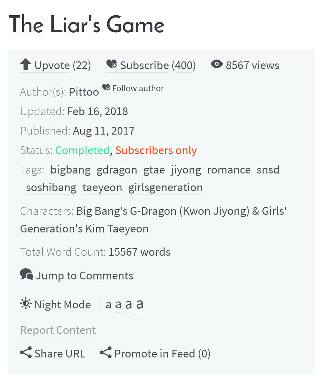 The Liar& #39;s Game - Completed https://www.asianfanfics.com/story/vie...