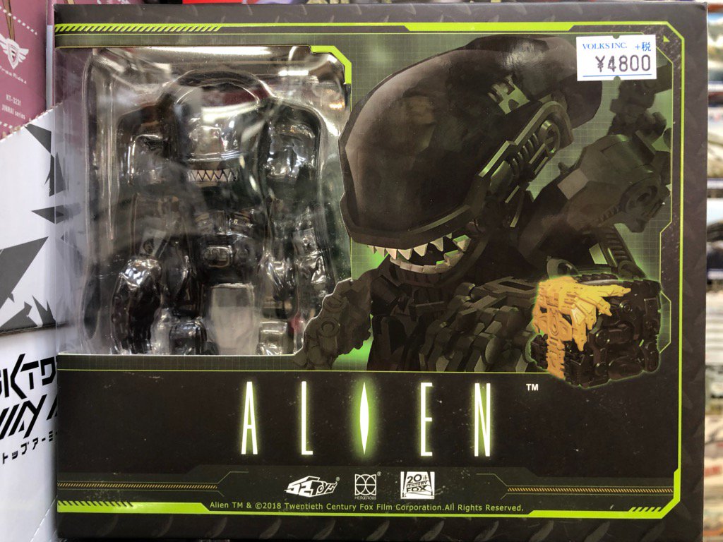 ボークス秋葉原ホビー天国２ 5fフィギュア 52toys Megabox Mb 01 Alien 入荷 キューブ状態から エイリアンに変形 フェイスハガーやコンテナも付属 キューブ状態でコンテナに収納できます エイリアン Alien Akiba ホビー天国 T Co