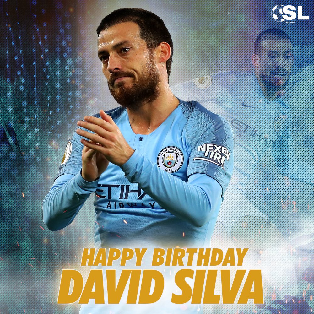  | Happy Birthday to Manchester City midfielder, David Silva!  