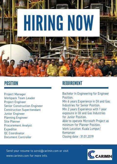 Resume Kreatif Sur Twitter Rey Civil Engineer Vacancy Company Top Glove Klang Preferable Fresh Graduate Others 1 Strictly Non Smoker 2 Normal Bmi Is Advantage Closing Date 11 1 19 Friday