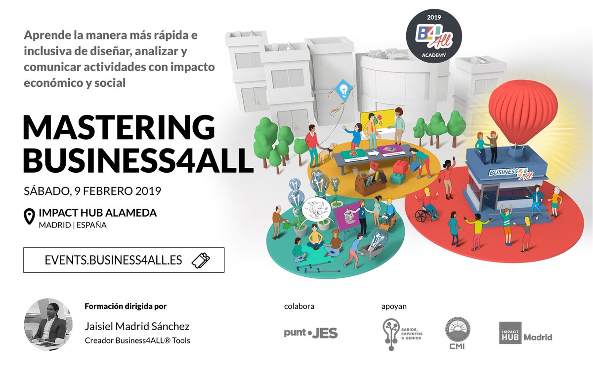 B4ATools's tweet photo. "Recomiendo #Business4ALL no sólo para diseñar proyectos sino también para presentar actividades asociativas. La #herramienta además puede ayudarte a realizar mapas de procesos como los usados para la norma ISO 9001-2015", Directora Centro Atención Temprana 
#B4ALLImpactHubMadrid https://t.co/HLjhvLUaHO