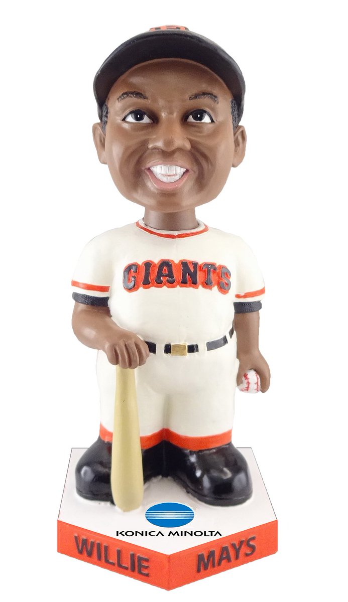 SFGiants's tweet image. Results are in and Willie Mays is the top bobblehead for the season 🐐

RETWEET to win a 2019 Willie Mays bobblehead.

#NationalBobbleheadDay | #SFGiants