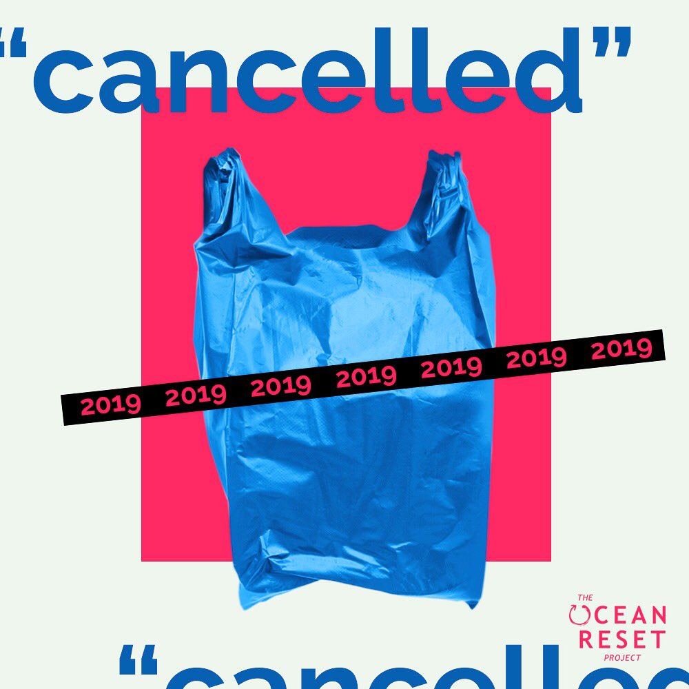 oceanreset's tweet photo. Plastic bags are so 2018. π Say no to single-use plastics and make the switch to reusable and biodegradable bags this 2019. #theoceanresetproject π https://t.co/3Ni0OC5Ujo