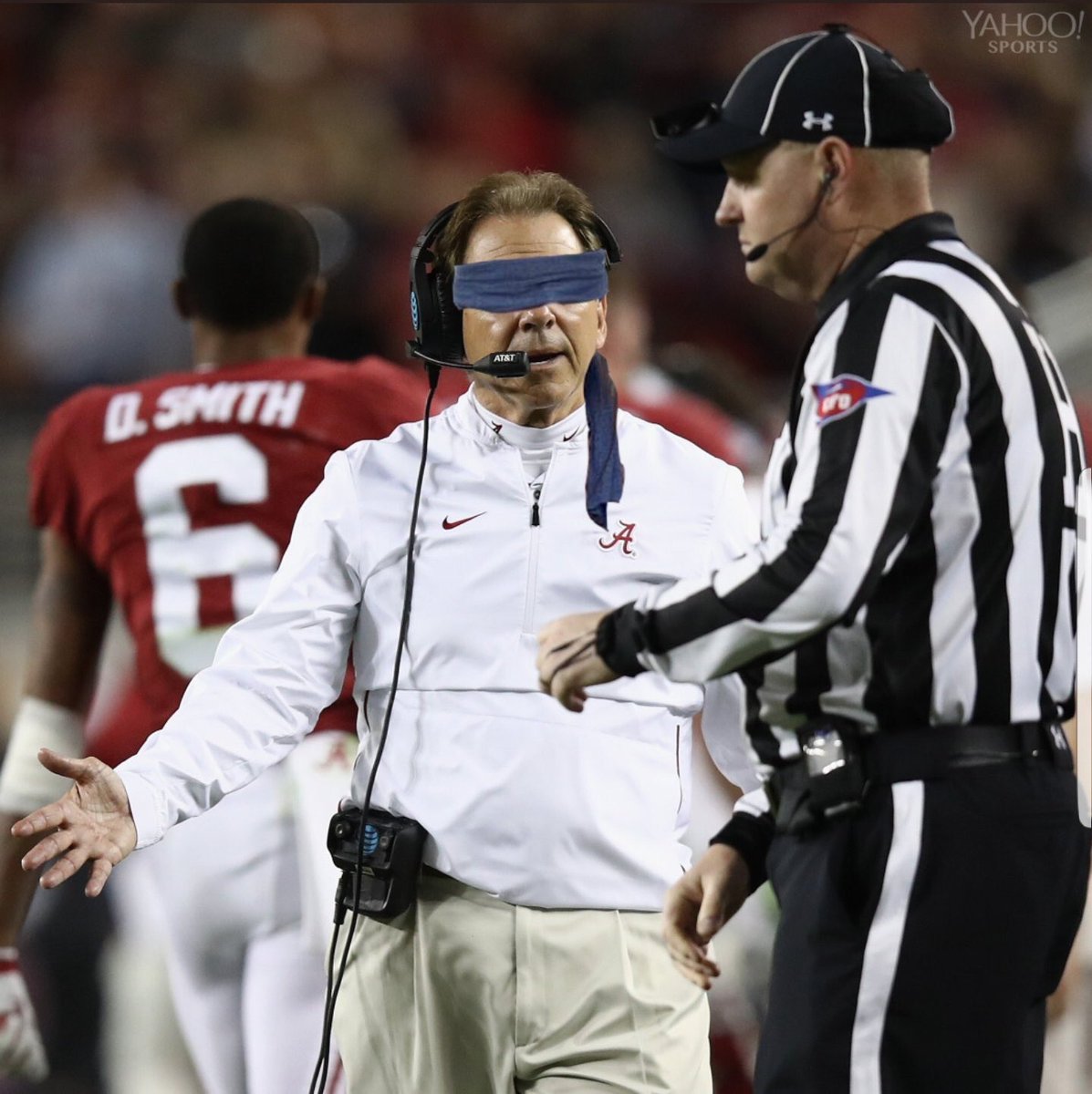 alideloach1's tweet photo. Clemson fan: "Look at that scoreboard, it's beautiful!"
Alabama fan: "Don't do it Nick, it will kill you!!!" #NationalChampionship⁠ ⁠ https://t.co/55zkeHC2yW