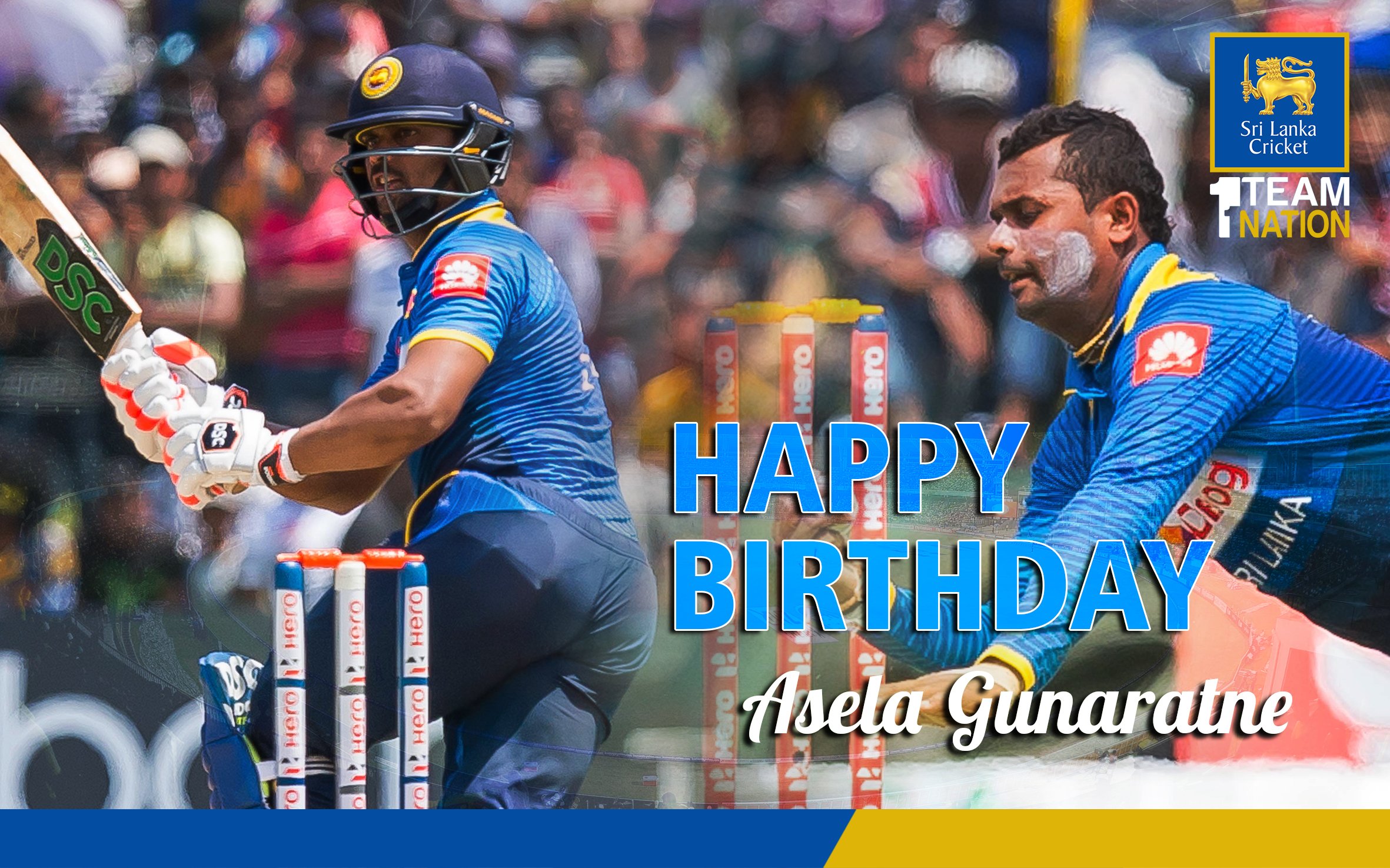 Sri Lanka Cricket 🇱🇰 on Twitter: "Happy Birthday to Asela Gunaratne 🎂!  https://t.co/VTfldury7g" / Twitter