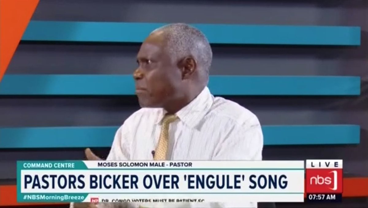 Fireliglntfi's tweet photo. Pastor. Male: When @HEBobiwine sings a song, when does it become evil? Bobi Wine is singing about the injustices we have in this country. The song is rallying us for patriotism. 

#NBSMorningBreeze #NBSUpdates https://t.co/EhdpVvgI7e