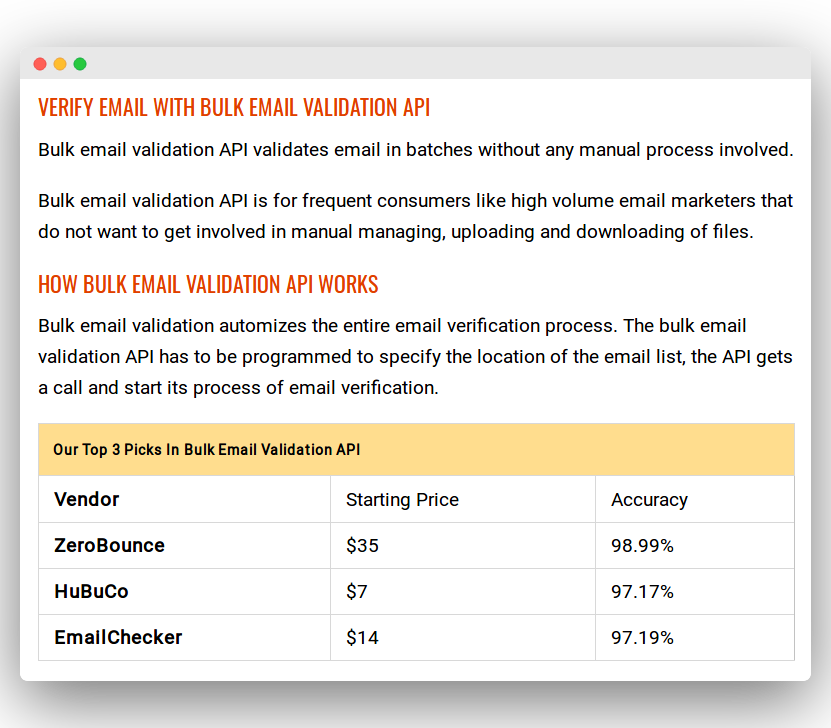 mailvalidation's tweet photo. Where can I find an email validation software that also offers bulk API verifications? by Alex Gracias https://t.co/DQs4dUCoaN

#verifyemail #API #emailverification https://t.co/5bznv7PJvp