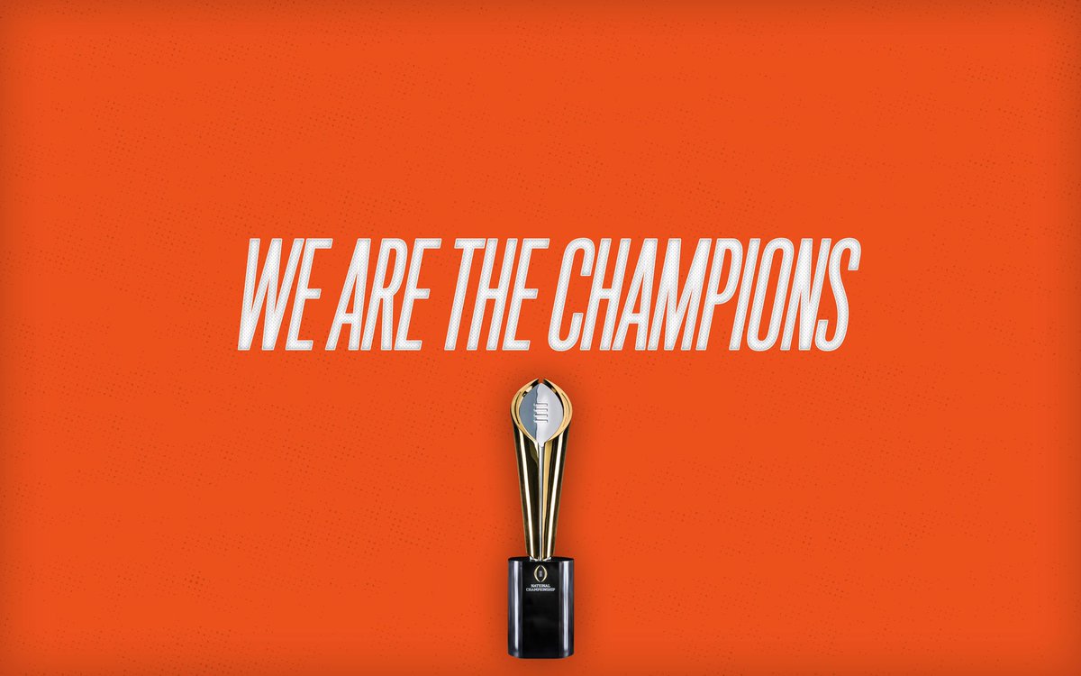 National champions.

#ALLIN #NationalChampionship