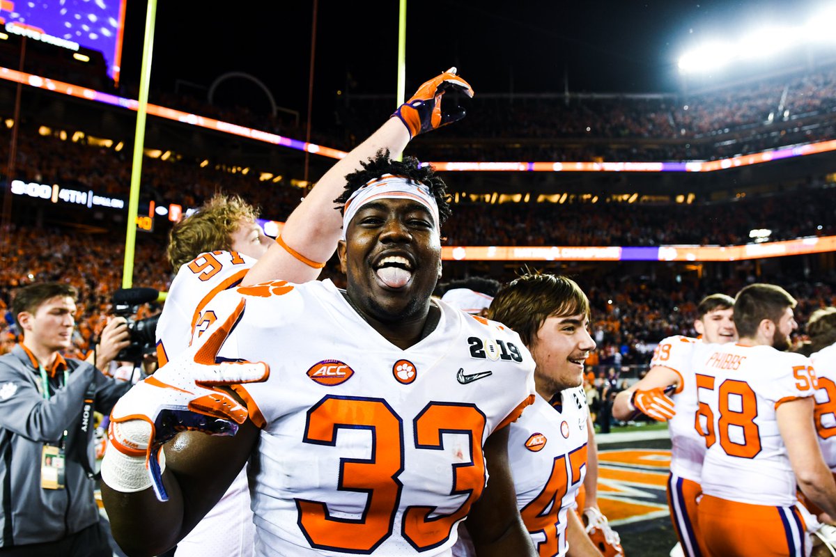 ClemsonFB's tweet image. That just happened.

#NationalChampionship  |  #ALLIN