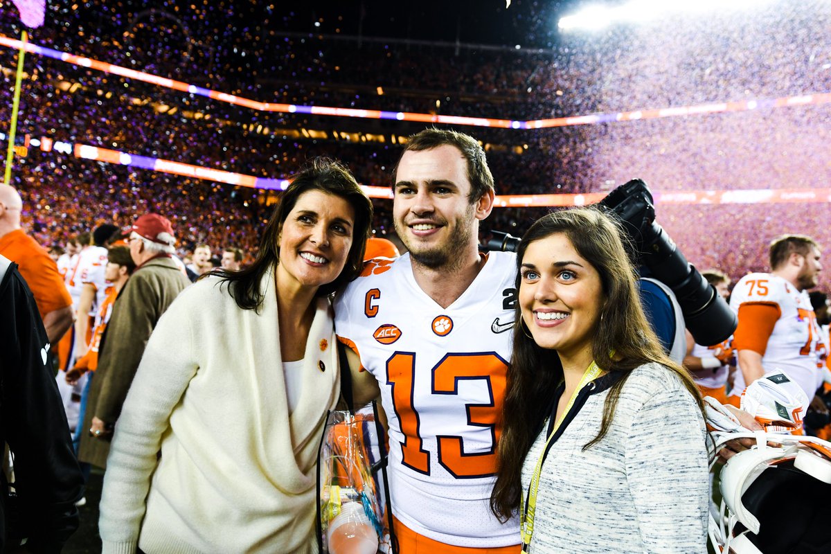 ClemsonFB's tweet image. That just happened.

#NationalChampionship  |  #ALLIN