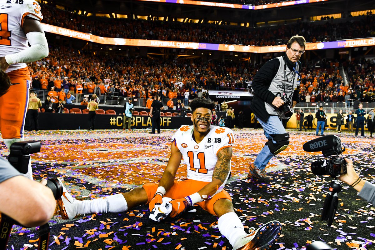 ClemsonFB's tweet image. That just happened.

#NationalChampionship  |  #ALLIN