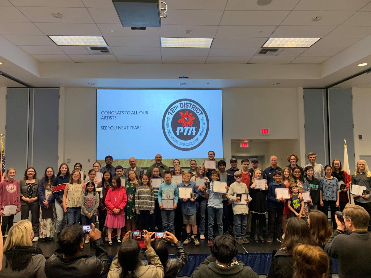 Here are the 6th - 12th grade students.