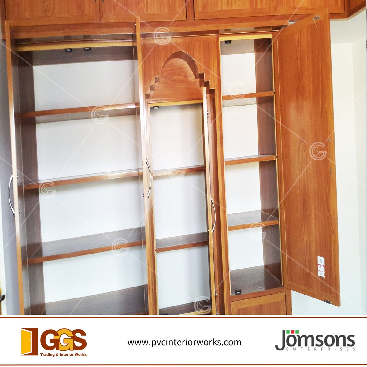 GGSPvcInterior's tweet image. Our company is providing Designer #PVCdoors, #PVCcupboards, #PVCKitchenCabinet to the clients. Most of our product is  designed &amp;amp; developed by our expert professional keeping the latest  market trends in mind. For more details contact us:+91 994 484 0064 #GGSInteriorWorks
