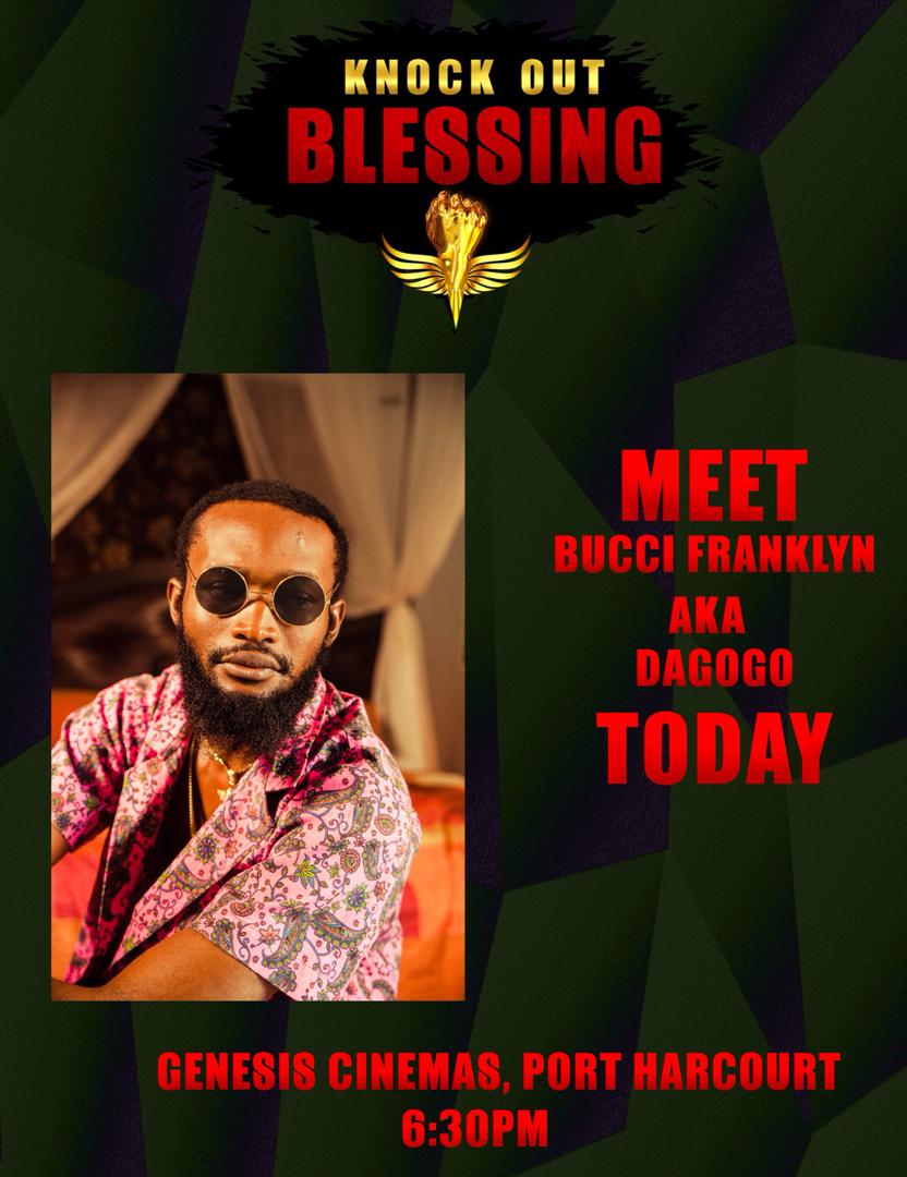 genesiscinemas's tweet photo. #MeetAndGreet #KNOCKOUTBLESSING
Today @ #GenesisCinemasPortHarcourt
@buccifranklin
@knockoutblessing
#genesispictures #Genesisdistribution #producer #nollywood @femiogunsanwo @darthcoal @adelaoye @ihuomalindaejiofor @megotanwa @topetedela @kcejelonu @buccifranklin https://t.co/TM4D9P8BQK