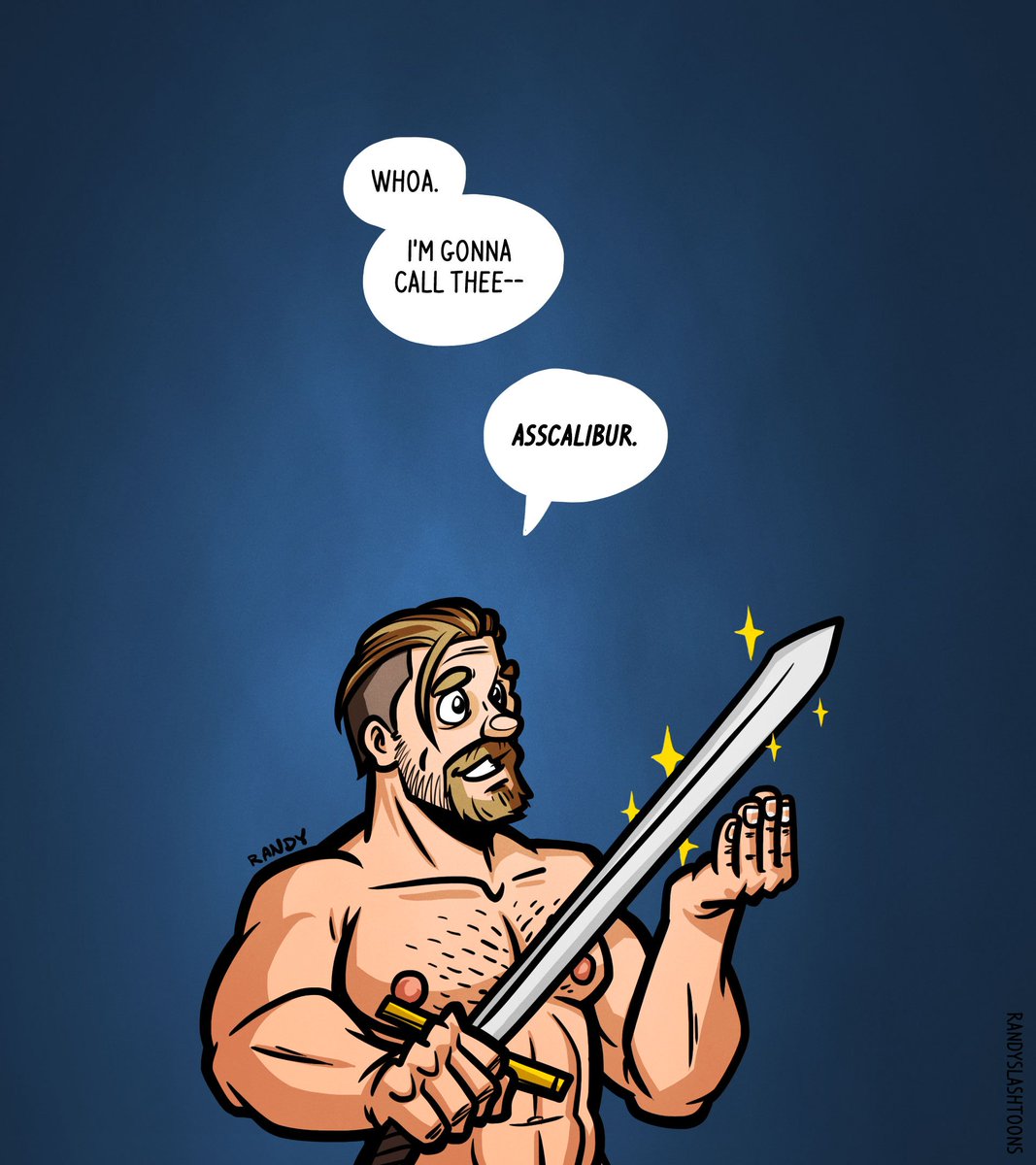 imrandymeeks's tweet photo. King Arthur: Legend of Asscalibur https://t.co/3fPHITZpXw