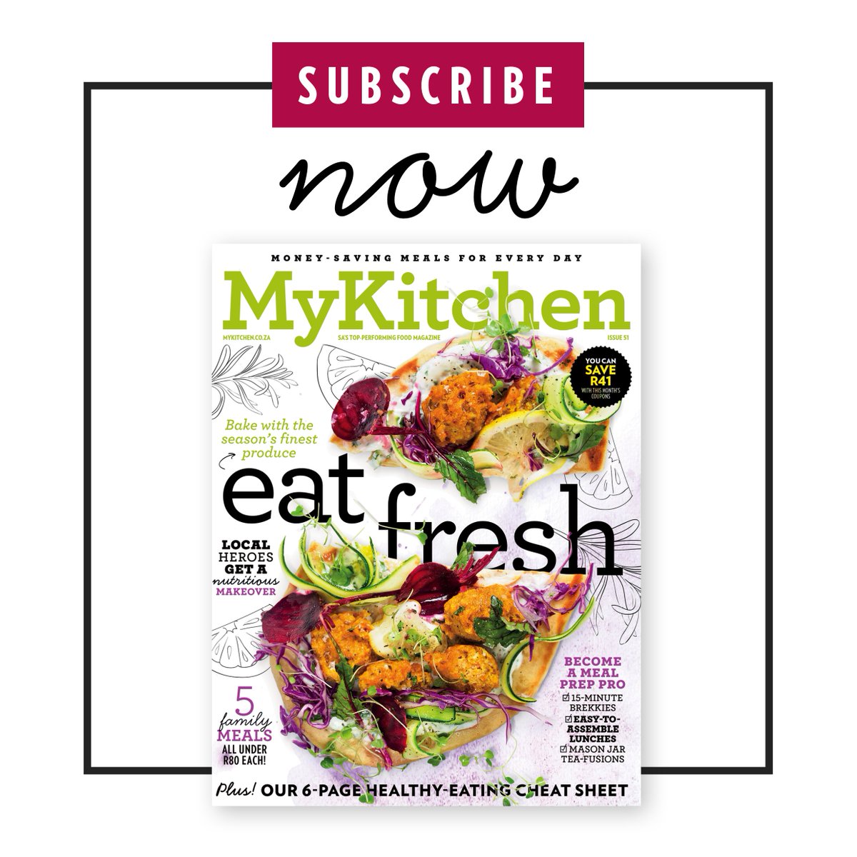 MyKitchenSA's tweet photo. Are you a part of our amazing #foodie community yet? DM us for more subscription info. #southafrica #southafricanfood #MyKitchensa https://t.co/0bmbq1PZNx