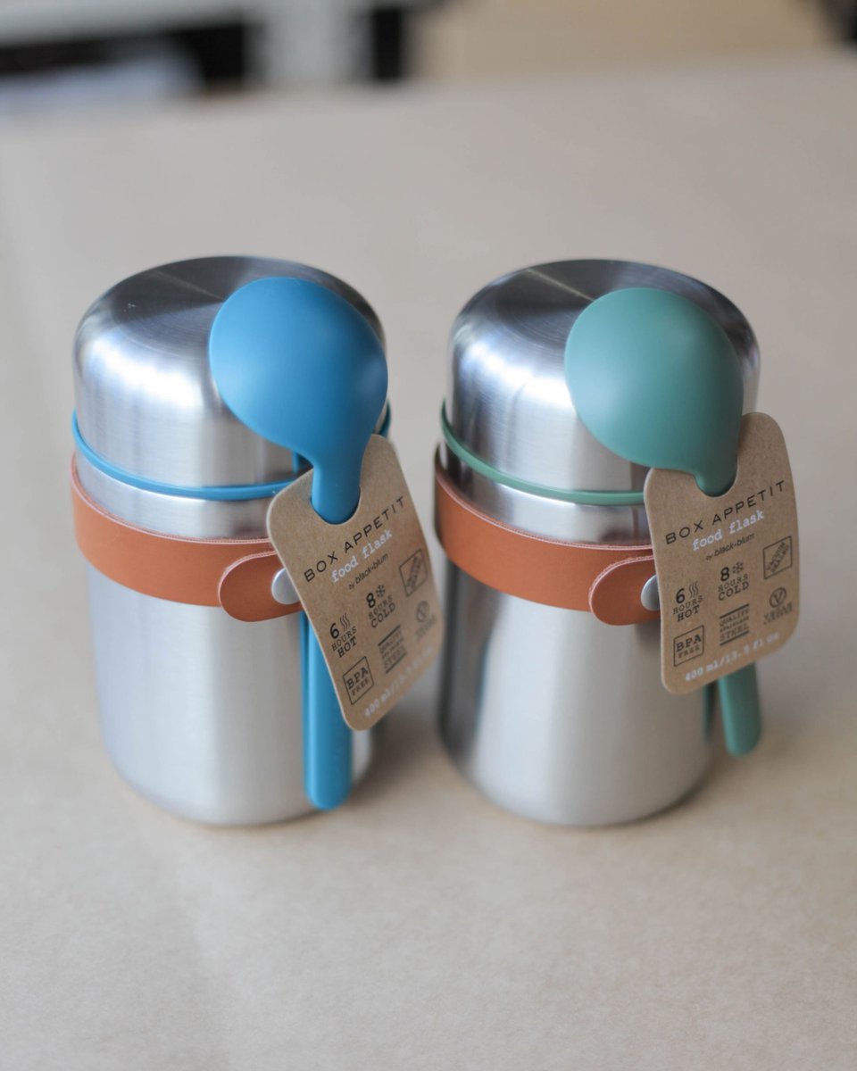 black blum food flask