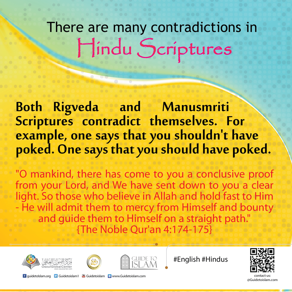 nights_b_m's tweet photo. There are many contradictions in #Hindu Scriptures.

Both Rigveda  and  Manusmriti  Scriptures contradict themselves. For example, one says that you shouldn't have poked. One says that you should have poked.

#AlokVerma
#BharatBandh https://t.co/p93zwu7Ue8