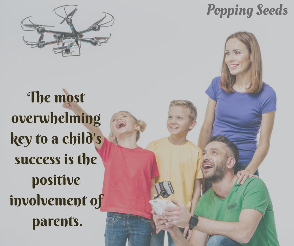 SeedsPopping's tweet photo. The most overwhelming key to a child's success is the positive involvement of parents. #PSTweets #parentingtips #childssuccess https://t.co/275q5QdPrK