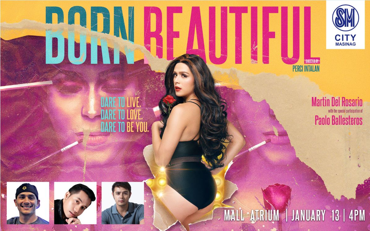 SMCityMasinag's tweet photo. Catch #MartinDelRosario and the cast of #BornBeautiful this coming weekend, January 13, 2019 | 4PM here at #SMCityMasinag! See you all here! 🤩🎬

#EverythingHereAtSM #SMEvents https://t.co/MyYYMOhg29