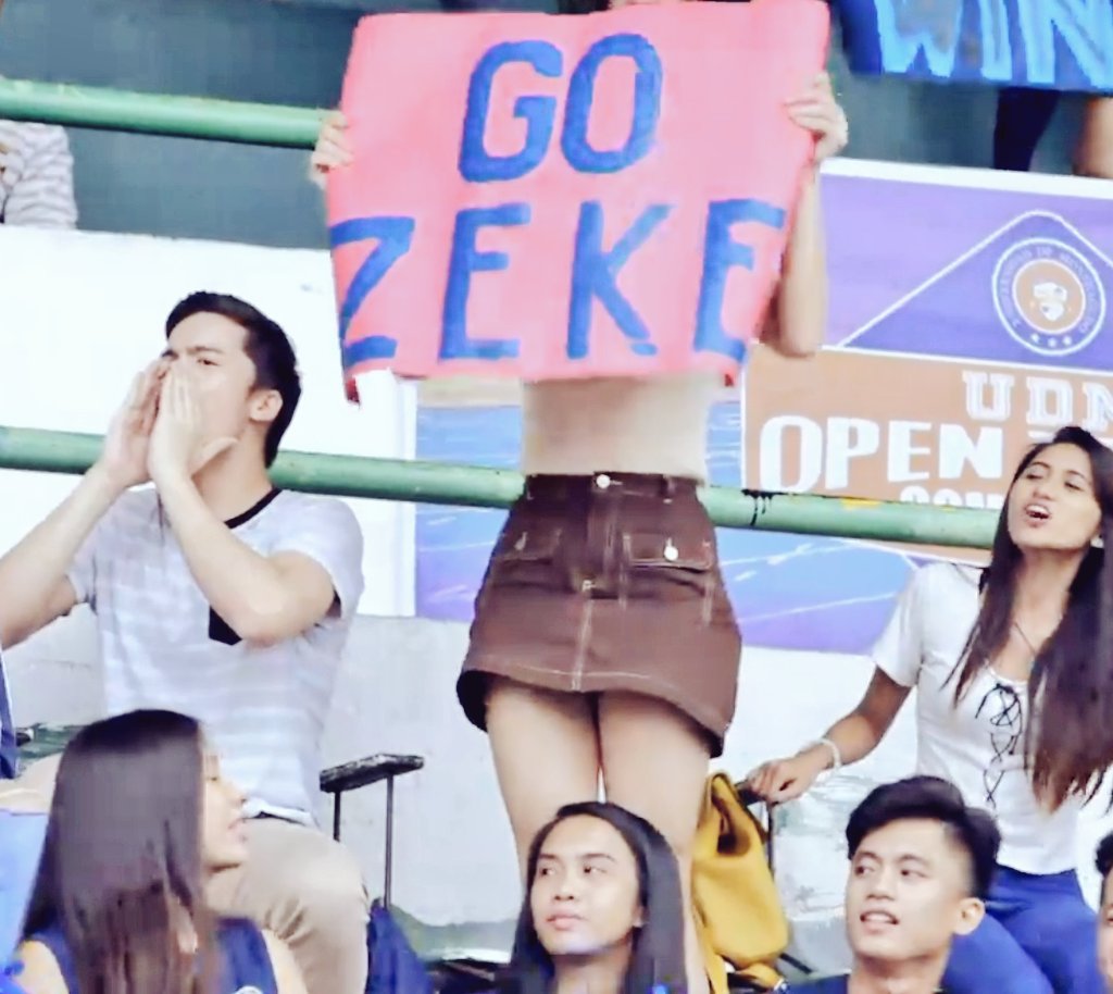luvYob4ButNo's tweet photo. GO Zeke Go zeke!!  Nakss Kung ganitO Ba naman ka Ganda at sexy mag che-cheer saYo malamang wala pang Laban panalO kana. Hahhahahahah congratulations Zeke Domingo. 
@KissesDelavin__ @donnypangilinan
#PlayHouseFinalDecisions https://t.co/czhxNzqviu