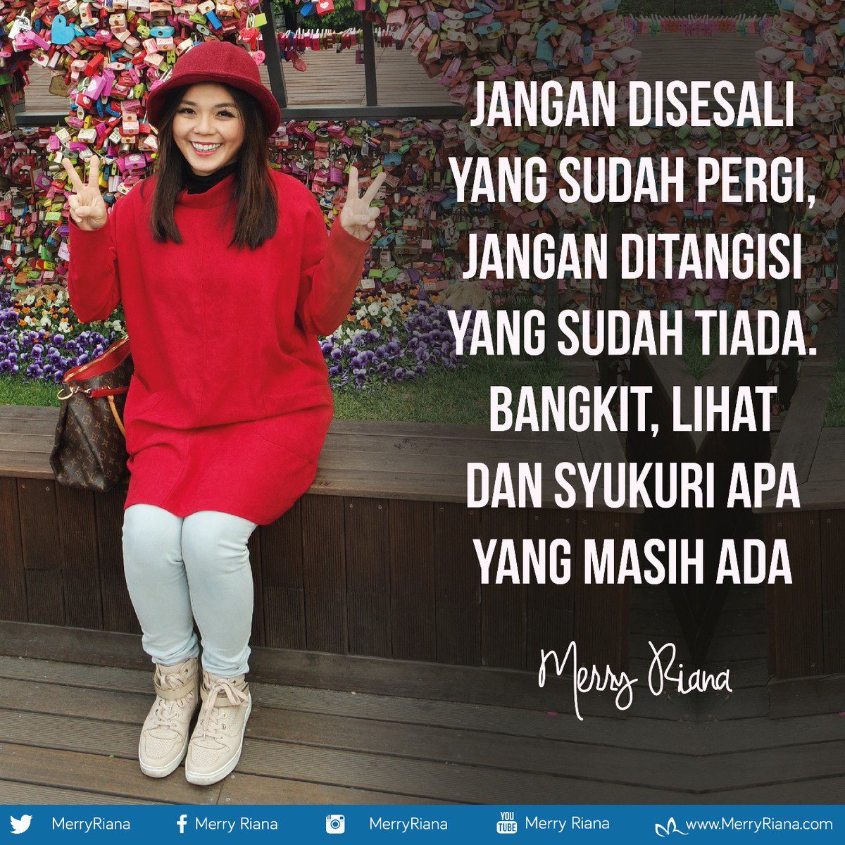 Jangan disesali yang sudah pergi, jangan ditangisi yang sudah tiada. Bangkit, lihat dan syukuri apa yang masih ada.