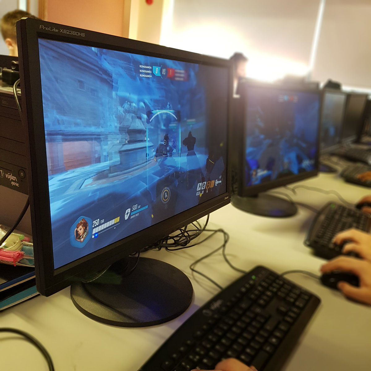 First match of the #DSHesports tournament 2019 here @RizingGamesUK! Can't wait to see how this year turns out 🕹🎮🏆#DSHplay #esports #overwatch @DigSchoolhouse @CRC_College