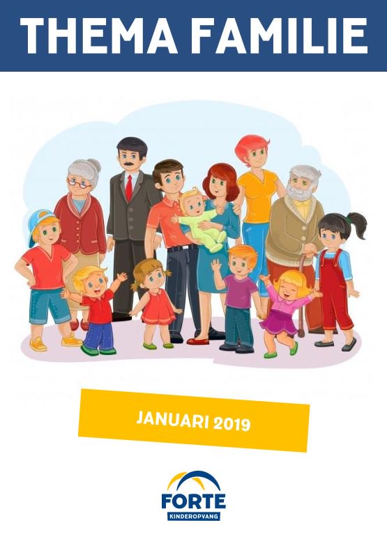 Wie hoort er bij je familie, hoe kan een familie eruit zien, welke variaties heb je daar allemaal op? Maar ook: wie ben ik en wie ben jij dan? Allemaal zaken die aan bod komen tijdens het KDV en BSO thema van de maand januari: Familie!