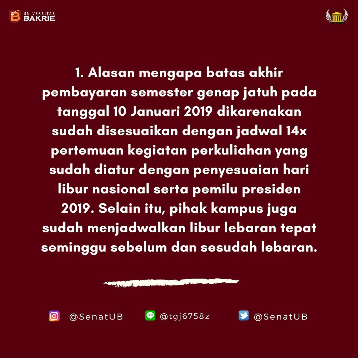 Senat Mahasiswa UB tweet media