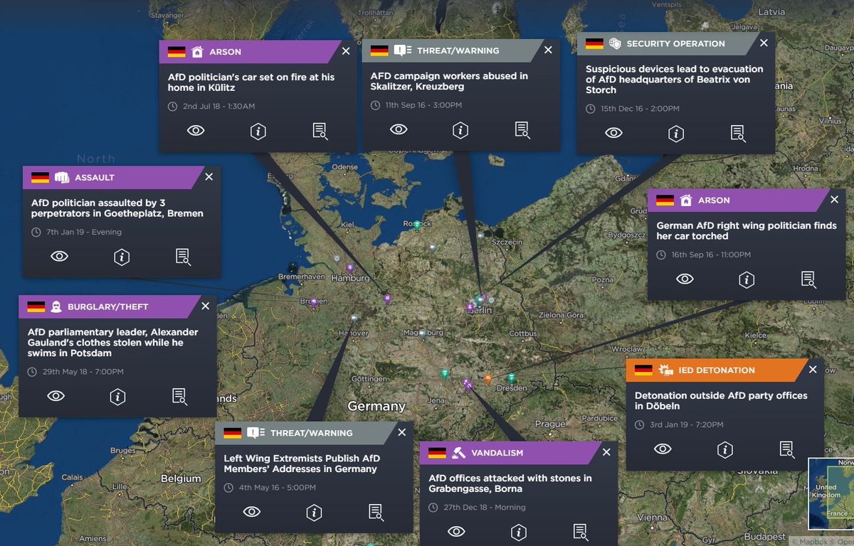IF_Europe's tweet photo. #AfD Bremen chairman &amp; Bundestag MP, Frank Magnitz, assaulted &amp; hospitalised by 3 perpetrators in #Bremen

National spokesman @Joerg_Meuthen called the assault a “cowardly and disgusting plot.”

Snapshot of Selected Incidents aimed at AfD politicians &amp; Property in #Germany https://t.co/mm6gJl8QSy